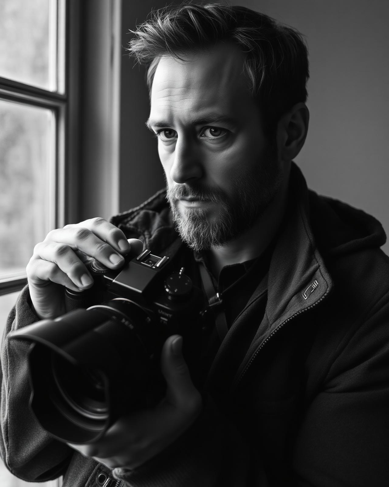 Travis Smith in studio